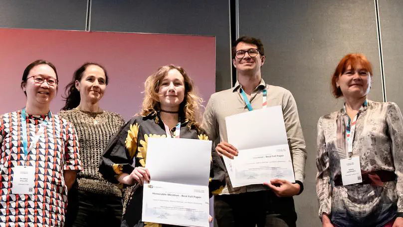 Best Paper Award and Honourable Mention at EuroVis 2025