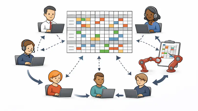 Cooperative Personnel Scheduling