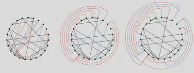 Two-Sided Circular Layouts